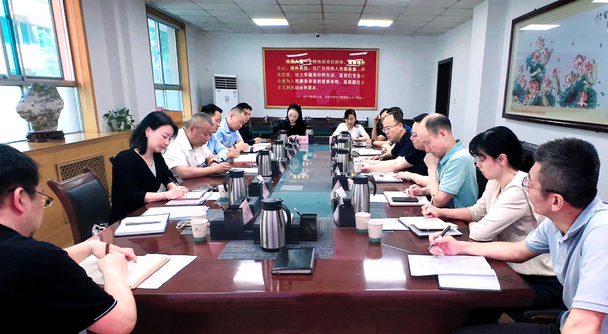 強(qiáng)盛一行赴西安市殘疾人聯(lián)合會開展專題調(diào)研——共商殘疾人康復(fù)養(yǎng)老事業(yè)發(fā)展，探索科技助殘服務(wù)新模式
