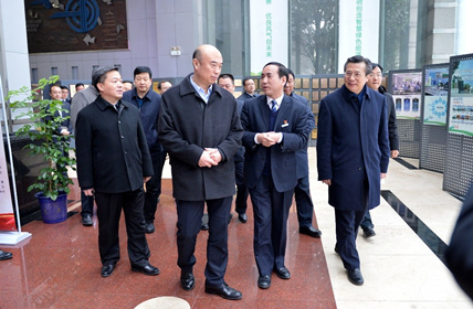 【陜鼓集團】陜西省委副書記、省長、省政府黨組書記劉國中一行蒞臨陜鼓視察指導工作